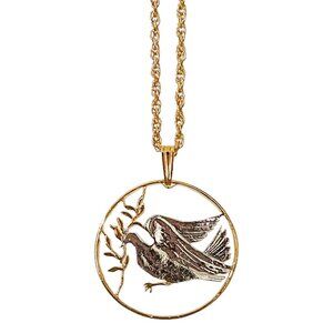 Dove of Peace Pendant Necklace
